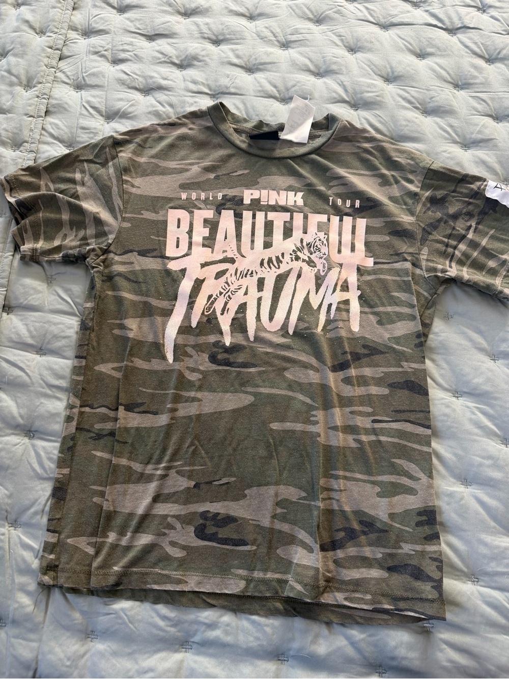 P!nk "Beautiful Trauma" Camo Tour Tee